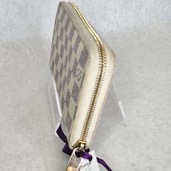 Louis Vuitton Damier Azur Zippy Long Wallet w/ Certificate - Picture 5 of 12